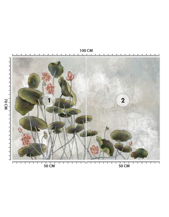 Exclusive wall murals - Water lily | FEEBY