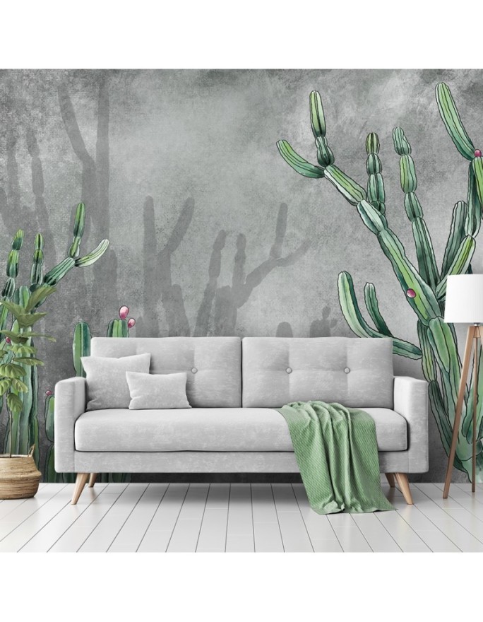 Original wall murals - Cactus plants desert | FEEBY