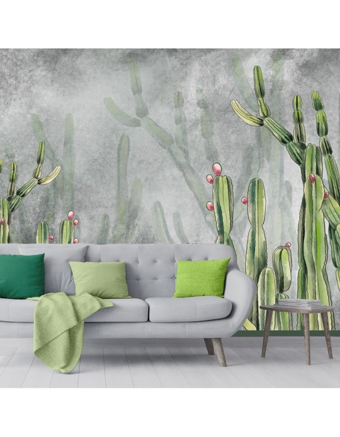 Original wall murals - Cactus plants desert | FEEBY