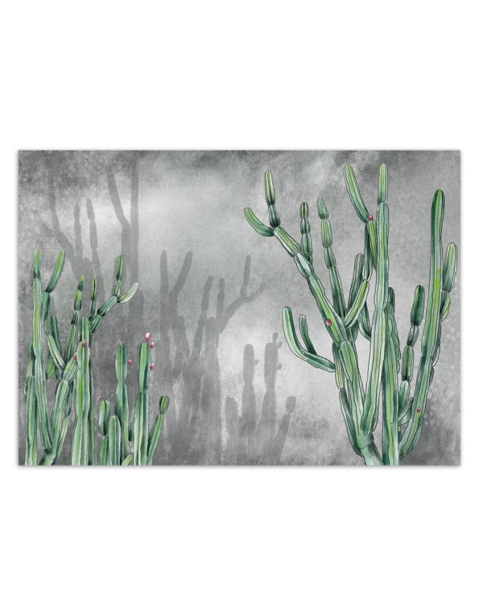 Trendy wall murals - Large cactus desert plants | FEEBY