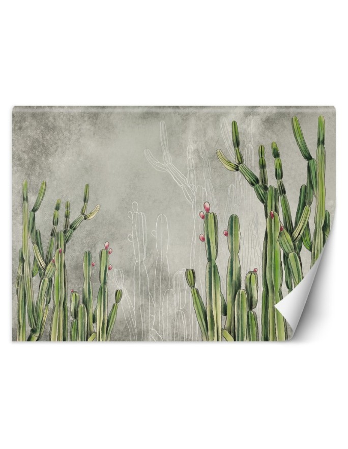 Trendy wall murals - Large desert cactus | FEEBY