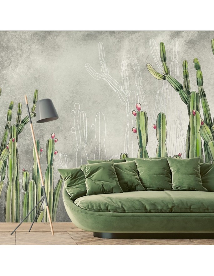 Trendy wall murals - Large desert cactus | FEEBY