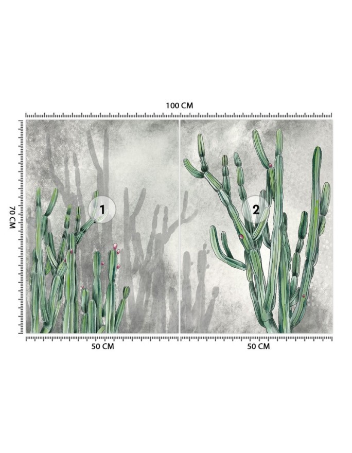 Trendy wall murals - Large desert cactus | FEEBY
