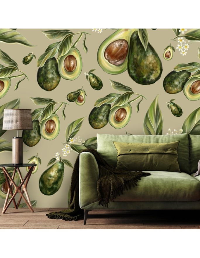 Modern wall murals - Avocado fruit | FEEBY
