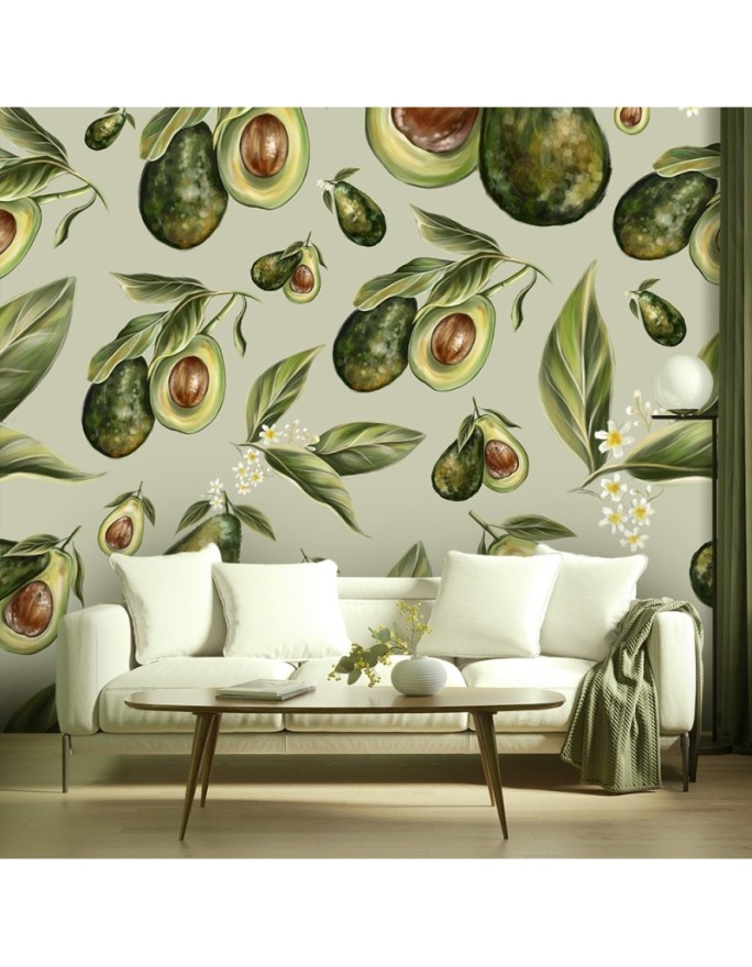 Modern wall murals - Avocado fruit | FEEBY
