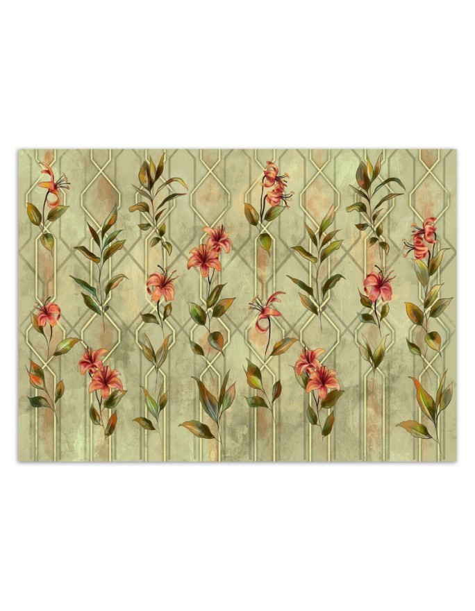 Beautiful wall murals - Yellow flower lily | FEEBY