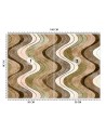 Texture wall murals - Vertical wavy lines | FEEBY