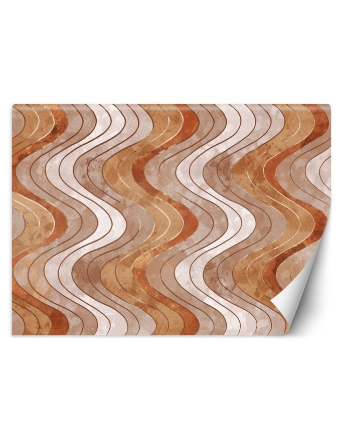 Original wall murals - Wavy lines | FEEBY