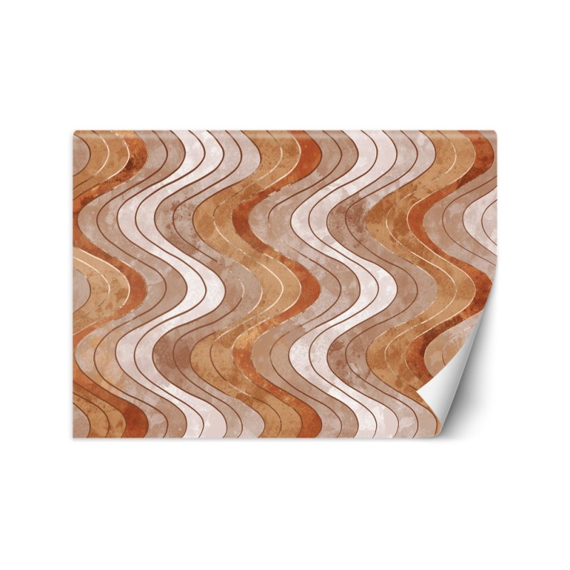 Original wall murals - Wavy lines | FEEBY