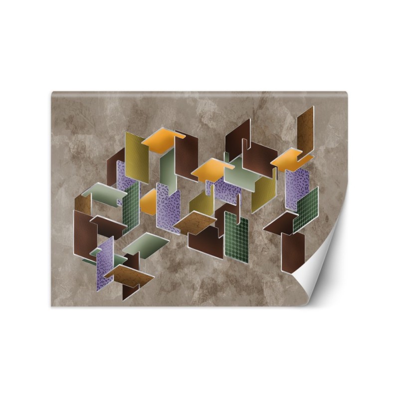 Modern wall murals - 3D puzzles | FEEBY