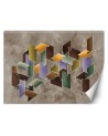 Modern wall murals - 3D puzzles | FEEBY