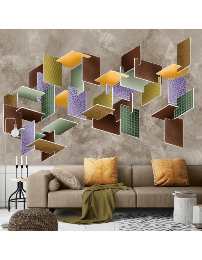 Modern wall murals - 3D puzzles | FEEBY