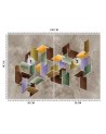 Modern wall murals - 3D puzzles | FEEBY