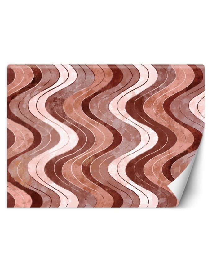 Original wall murals - Wavy lines | FEEBY