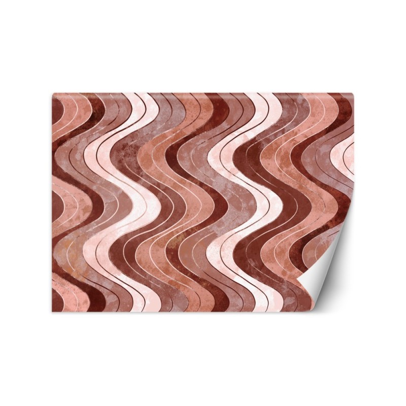 Original wall murals - Wavy lines | FEEBY