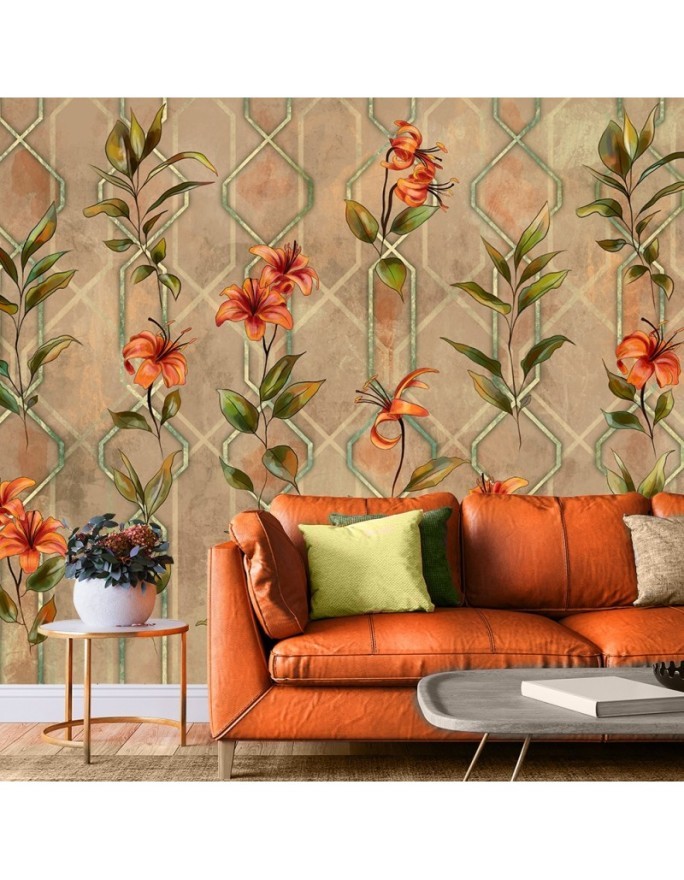 Beautiful Wallpapers for the living room - Lily flower plant nature | FEEBY