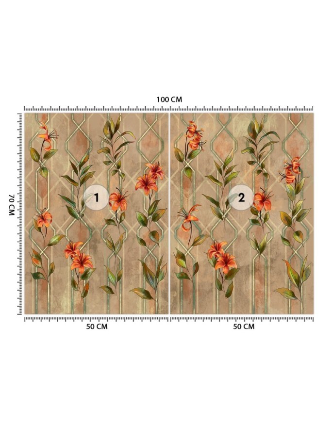 Beautiful Wallpapers for the living room - Lily flower plant nature | FEEBY