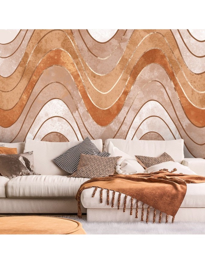 Texture Wallpapers - Horizontal wavy lines | FEEBY