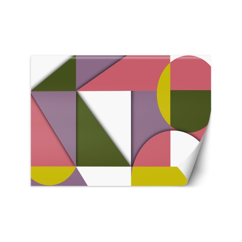 Wallpaper - Colorful geometric shapes abstract | FEEBY