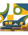 Wallpaper - Colorful geometric shapes abstract | FEEBY