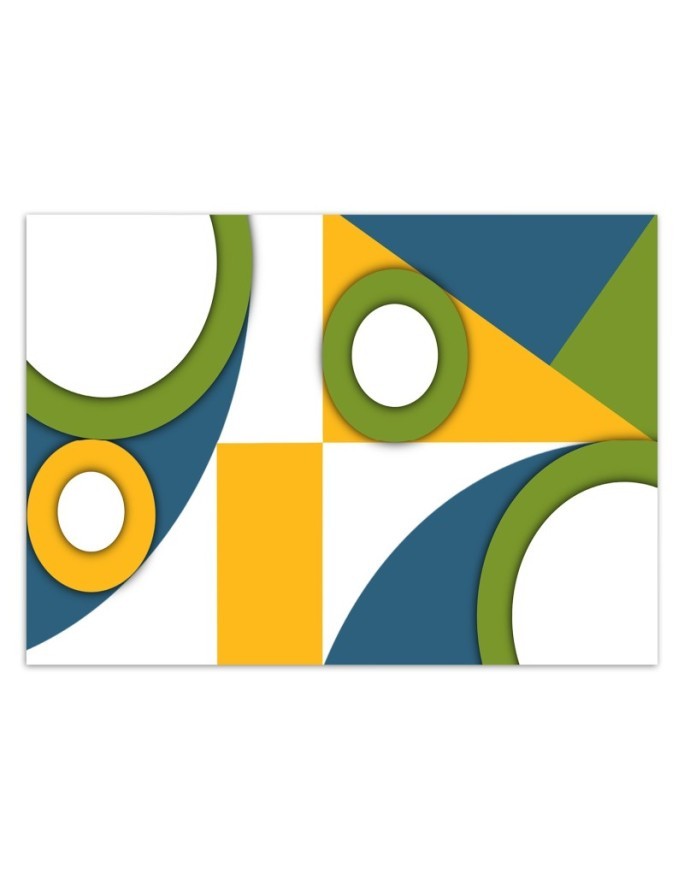 Wallpaper - Colorful geometric shapes abstract | FEEBY