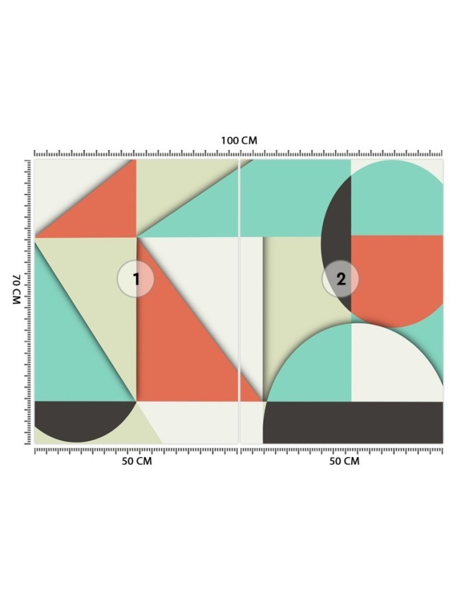 Wallpaper - Geometric shapes abstract | FEEBY