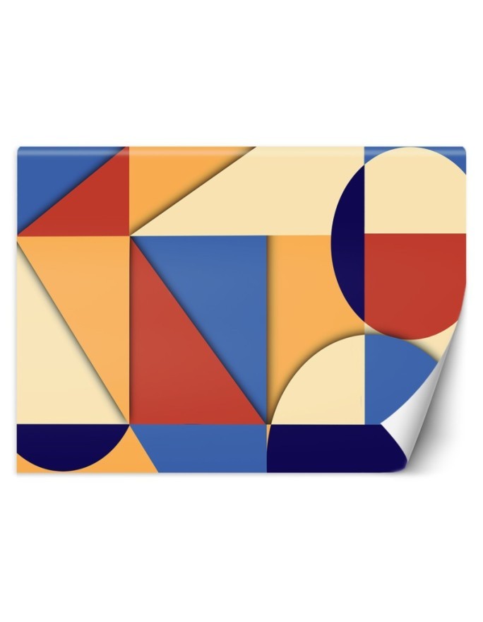 Wallpaper - Colorful geometric shapes abstract | FEEBY