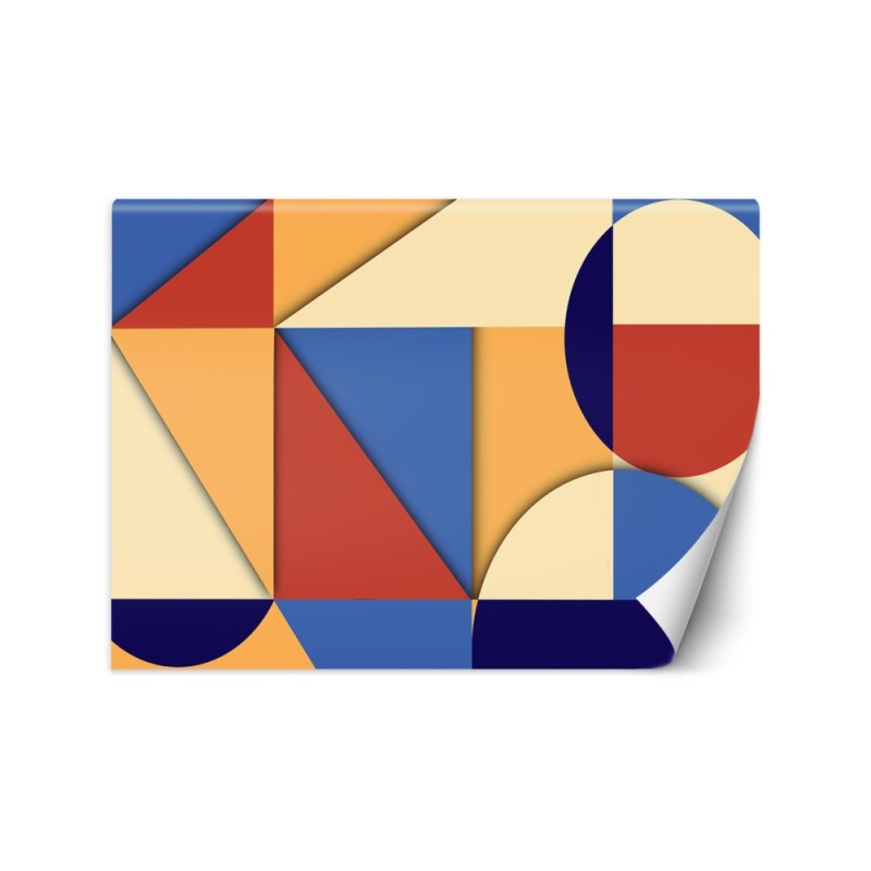 Wallpaper - Colorful geometric shapes abstract | FEEBY