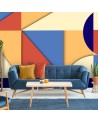 Wallpaper - Colorful geometric shapes abstract | FEEBY