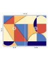 Wallpaper - Colorful geometric shapes abstract | FEEBY