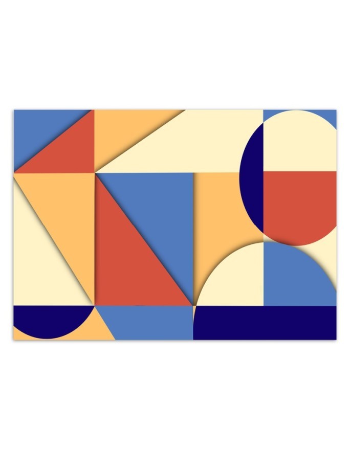 Wallpaper - Colorful geometric shapes abstract | FEEBY