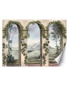 Exotic Wallpaper - Columns arches ivy | FEEBY