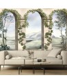 Exotic Wallpaper - Columns arches ivy | FEEBY