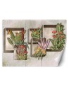 Original Wallpaper - Square abstraction with flowers | FEEBY