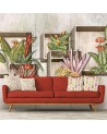 Original Wallpaper - Square abstraction with flowers | FEEBY
