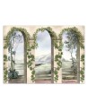 Stylish Wallpaper - Columns arches ivy | FEEBY