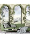 Wallpaper - Columns arches ivy | FEEBY