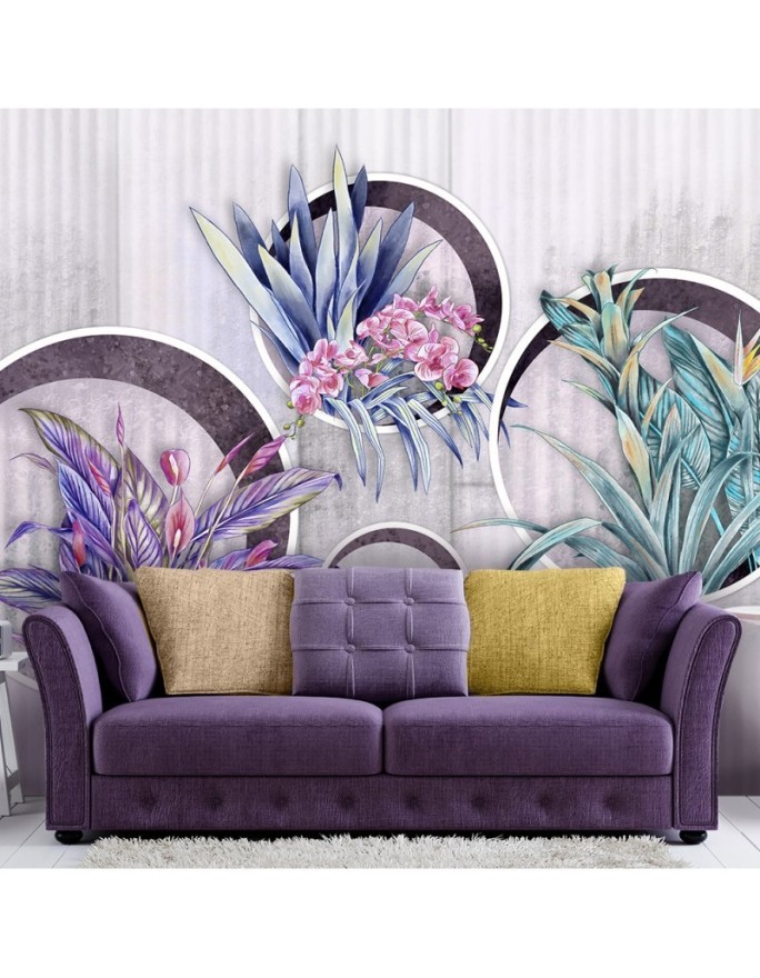 Wall mural - Flowers kolo abstract | FEEBY