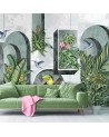 Fleece wall mural - Columns arches ivy | FEEBY