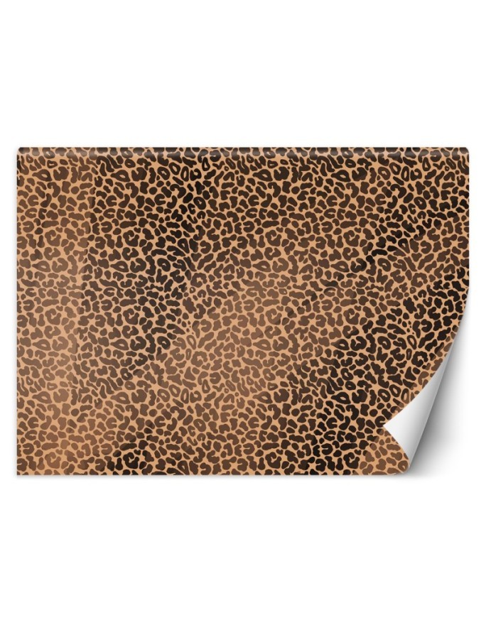 Texture wall mural - Panther leopard fur stain pattern | FEEBY