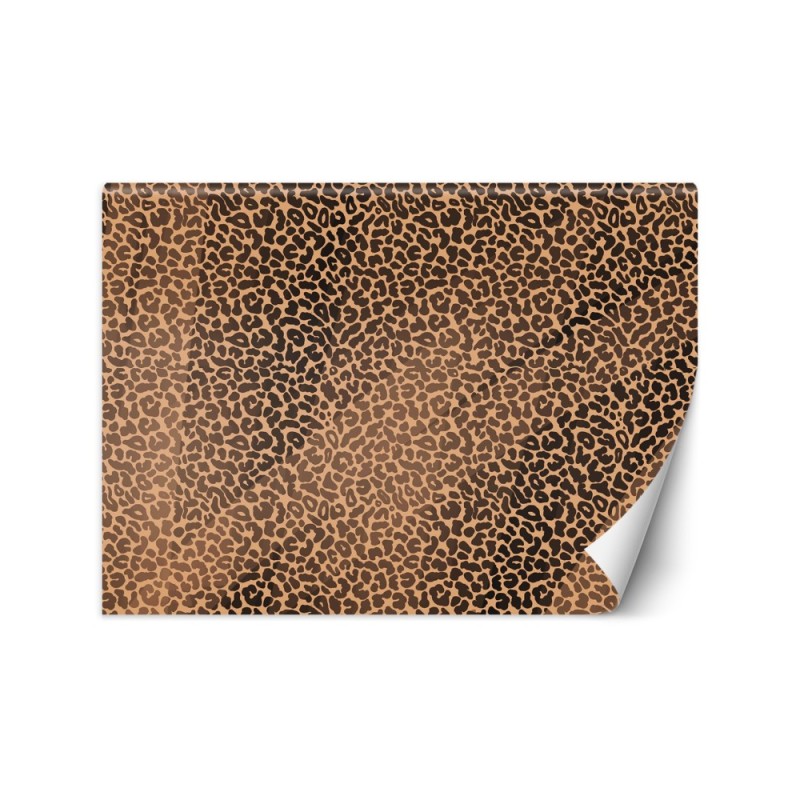 Texture wall mural - Panther leopard fur stain pattern | FEEBY