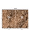 Texture wall mural - Panther leopard fur stain pattern | FEEBY