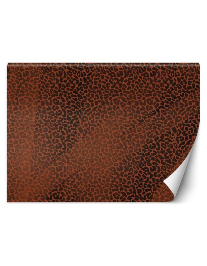 Texture wall mural - Panther leopard fur spots pattern | FEEBY