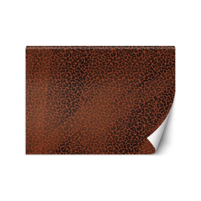 Texture wall mural - Panther leopard fur spots pattern | FEEBY