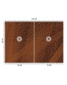 Texture wall mural - Panther leopard fur spots pattern | FEEBY