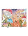 Children's wall mural - Alice in Wonderland | FEEBY