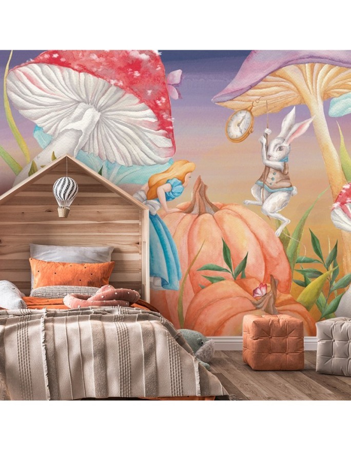 Children's wall mural - Alice in Wonderland | FEEBY
