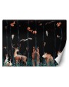 Children's wall mural - Forest animals deer bear fox | FEEBY