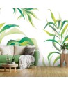 Exotic wall mural - Monstera leaves | FEEBY