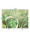 Exotic wall murals - Monstera leaves | FEEBY